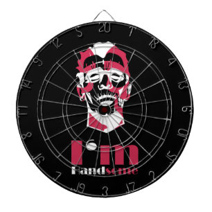 Ich bin ein hübsches abstraktes Gesicht Dartscheibe