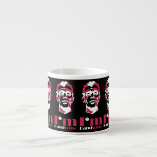 Ich bin ein hübsches abstraktes Gesicht Espressotasse