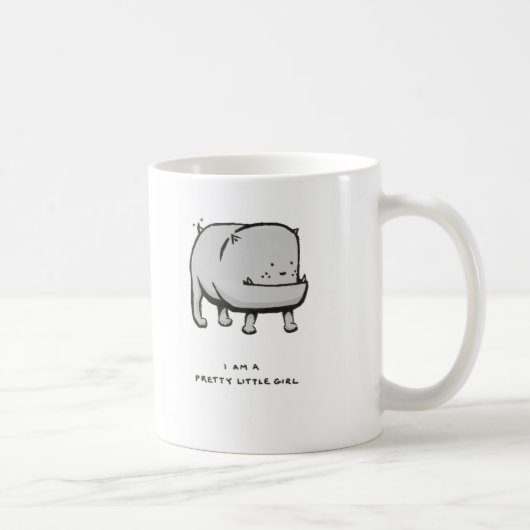 ich bin ein hübsches kleines Mädchen Kaffeetasse (Rechts)