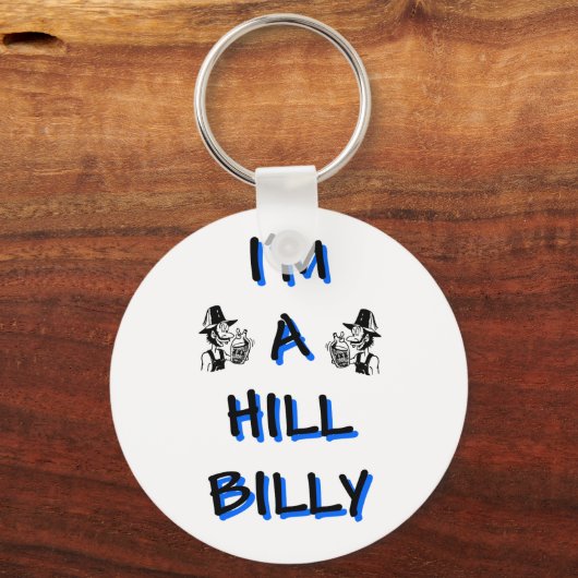Ich bin ein Hügel Schlüsselanhänger (Vorderseite)