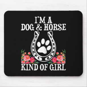 Ich bin ein Hund und ein Reiter; Pferde, die Pferd Mousepad