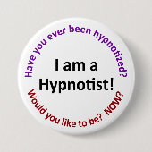 Ich bin ein Hypnotist Button (Vorderseite)
