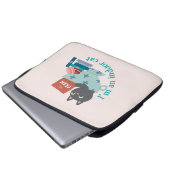 Ich bin ein Indoor-Cat-Funny Laptopschutzhülle (Vorne Knopf)