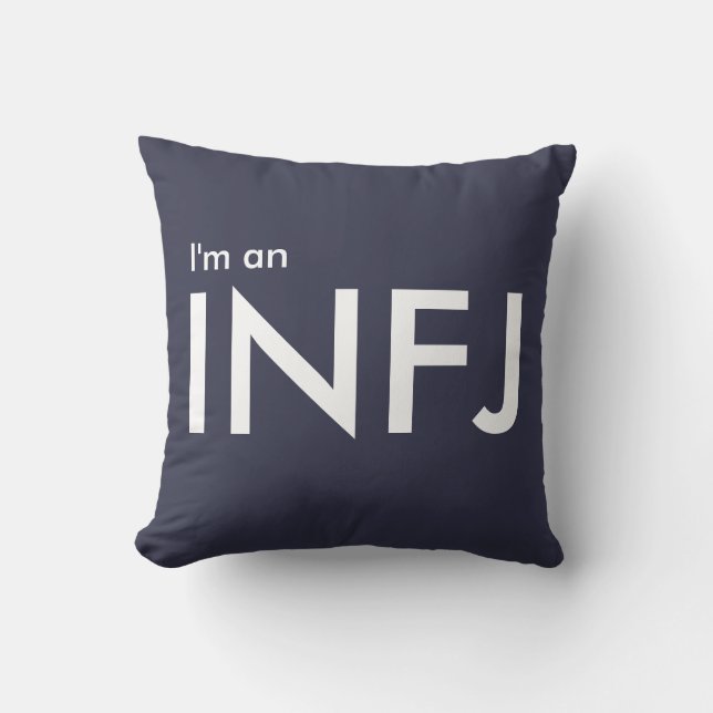 Ich bin ein INFJ - Persönlichkeitstyp Kissen (Vorderseite)