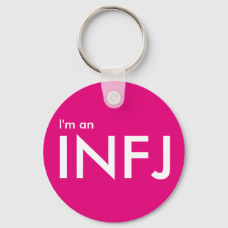 Ich bin ein INFJ - Persönlichkeitstyp Pink Schlüss Schlüsselanhänger