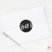 Ich bin ein INFJ - Persönlichkeitstyp Runder Aufkleber (Umschlag)