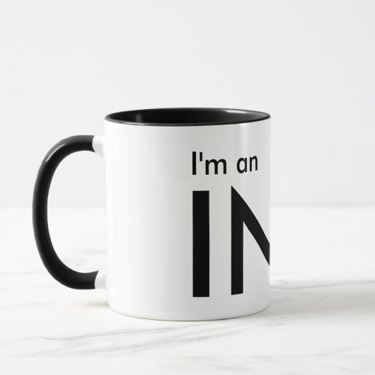 Ich bin ein INFJ - Persönlichkeitstyp Tasse (Links)