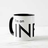 Ich bin ein INFP - Persönlichkeitstyp Tasse (Vorderseite Links)