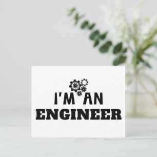 ICH BIN EIN INGENIEUR - POSTKARTE