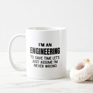 Ich bin ein Ingenieurwitz Kaffeetasse