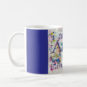 Ich bin ein inspirierter Künstler, künstlerisch Kaffeetasse