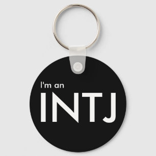 Ich bin ein INTJ - Persönlichkeitstyp Black Schlüs Schlüsselanhänger
