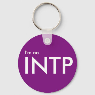Ich bin ein INTP - Lila Schlüsselanhänger vom Typ 