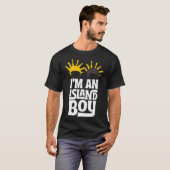 Ich bin ein Island Boy, Island Boy, Ima Just Islan T-Shirt (Vorne ganz)