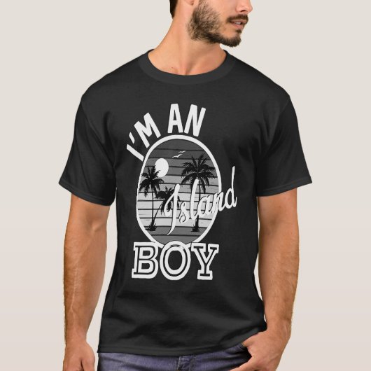 Ich bin ein Island Boy Rap Song Texte T-Shirt (Vorderseite)