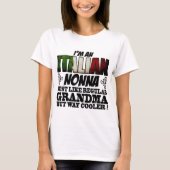 ICH BIN EIN ITALIENISCHER NONNA WIE REGELMÄSSIG GR T-Shirt (Vorderseite)