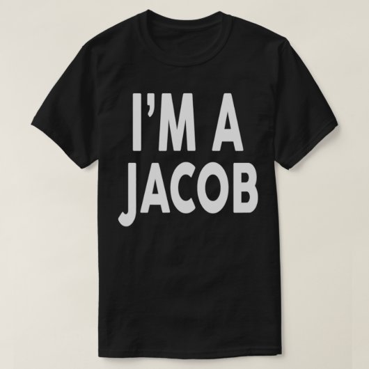 Ich bin ein JACOB-Name T-Shirt (Design vorne)