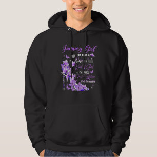 Ich bin ein Januar-Mädchen, das ich nicht in einer Hoodie