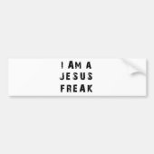 Ich bin ein Jesus-Freak Autoaufkleber (Vorne)