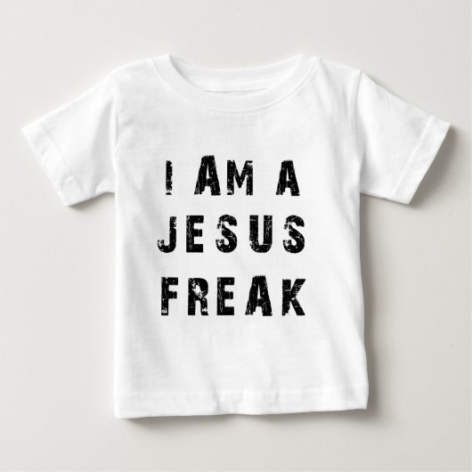 Ich bin ein Jesus-Freak Baby T-shirt (Vorderseite)