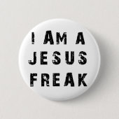 Ich bin ein Jesus-Freak Button (Vorderseite)