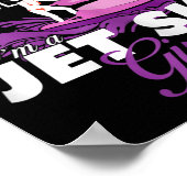 Ich bin ein Jet-Ski-Mädchen - Jet-Ski-Fahrerin Jet Poster (Ecke)