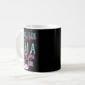 Ich bin ein Jet-Ski-Mädchen, lustiger Spruch, Renn Kaffeetasse (Vorderseite Links)