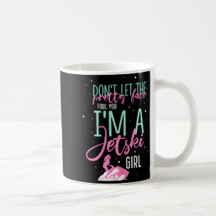 Ich bin ein Jet-Ski-Mädchen, lustiger Spruch, Renn Kaffeetasse