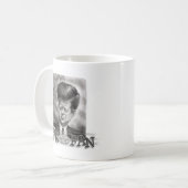 Ich bin ein JFK Fan Kaffeetasse (Vorderseite Links)