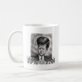 Ich bin ein JFK Fan Kaffeetasse (Links)