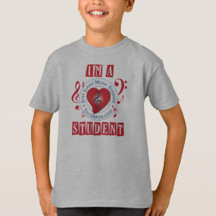 Ich bin ein JLMS Studenten-Retro gestreifter Hüls T-Shirt