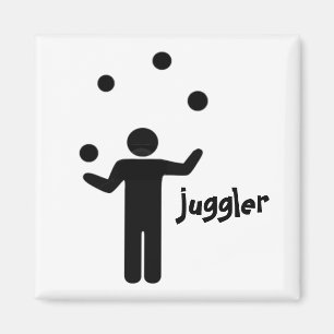 "Ich bin ein Jongleur!" Magnet