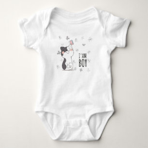 Ich bin ein Junge Baby Strampler