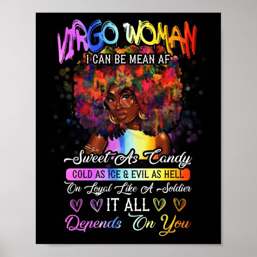 Ich bin ein Jungfrau süß, wie Bonbons es alles abh Poster (Vorne)