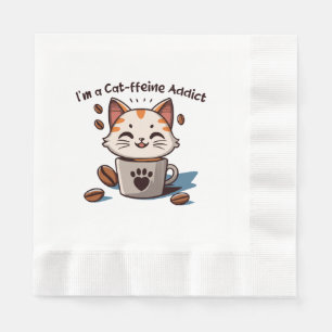 Ich bin ein Kaffe-in-süchtiger Serviette