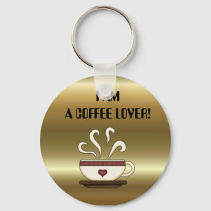 ICH BIN EIN KAFFEE-LIEBHABER! Schlüsselanhänger