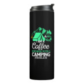Ich bin ein Kaffeetrinker mit Camping Problem Desi Thermosbecher (Nach links gedreht)