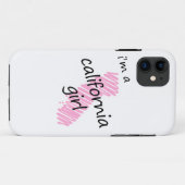 Ich bin ein Kalifornien-Mädchen Case-Mate iPhone Hülle (Rückseite (Horizontal))