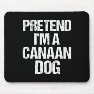 Ich bin ein Kanaan Hund Funny Halloween Hunde Kost Mousepad