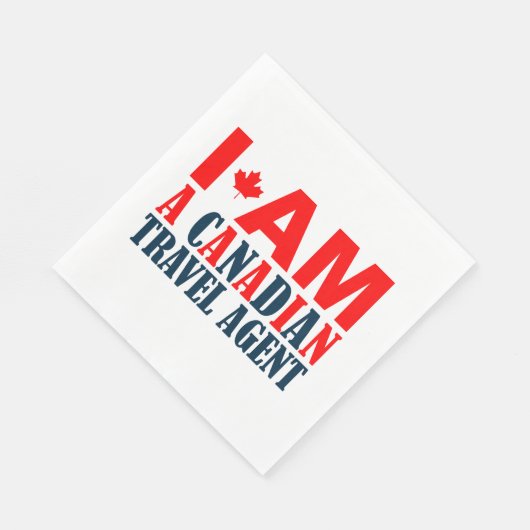 Ich bin ein kanadischer Agent Serviette (Ecke)