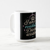 Ich bin ein Kanal für Weisheit 2 Kaffeetasse (Vorderseite Links)