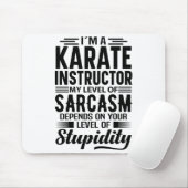 Ich bin ein Karate-Lehrer T-Shirt Mousepad (Mit Mouse)