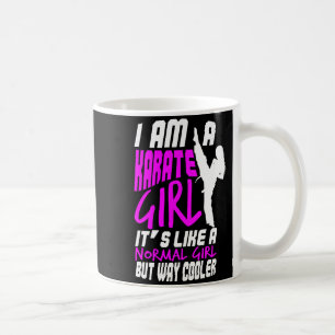Ich bin ein Karate-Mädchen Zitat für Mädchen Comfo Kaffeetasse