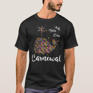 Ich bin Ein Karnewal Confetti Kostüm T-Shirt