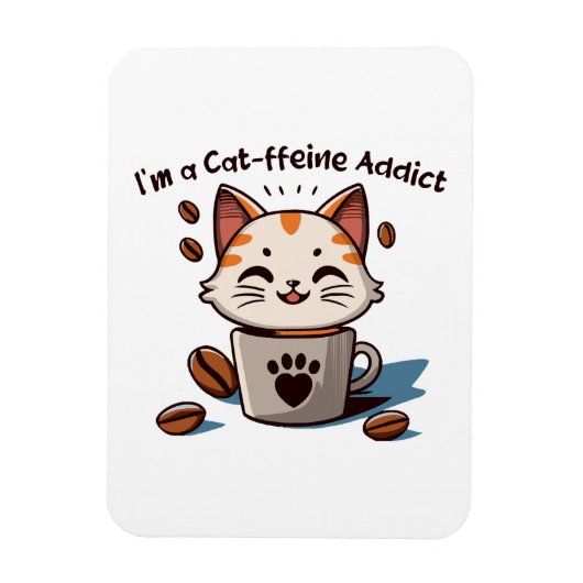 Ich bin ein Katzen-Liebling Magnet (Vertikal)