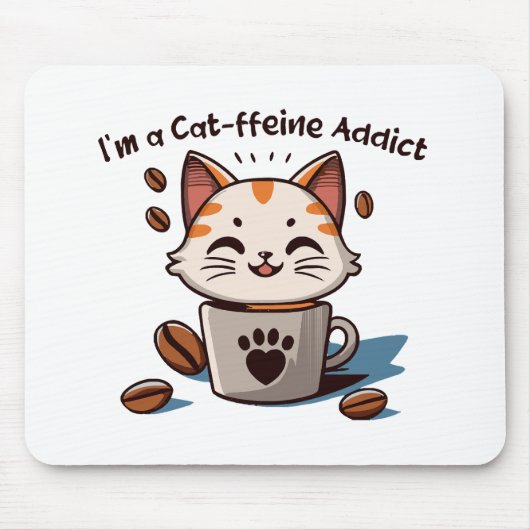 Ich bin ein Katzen-Liebling Mousepad (Vorne)