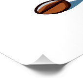 Ich bin ein Katzen-Liebling Poster (Ecke)