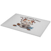 Ich bin ein Katzen-Liebling Schneidebrett (Ecke)