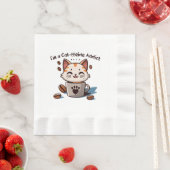 Ich bin ein Katzen-Liebling Serviette (Beispiel)