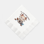 Ich bin ein Katzen-Liebling Serviette (Ecke)